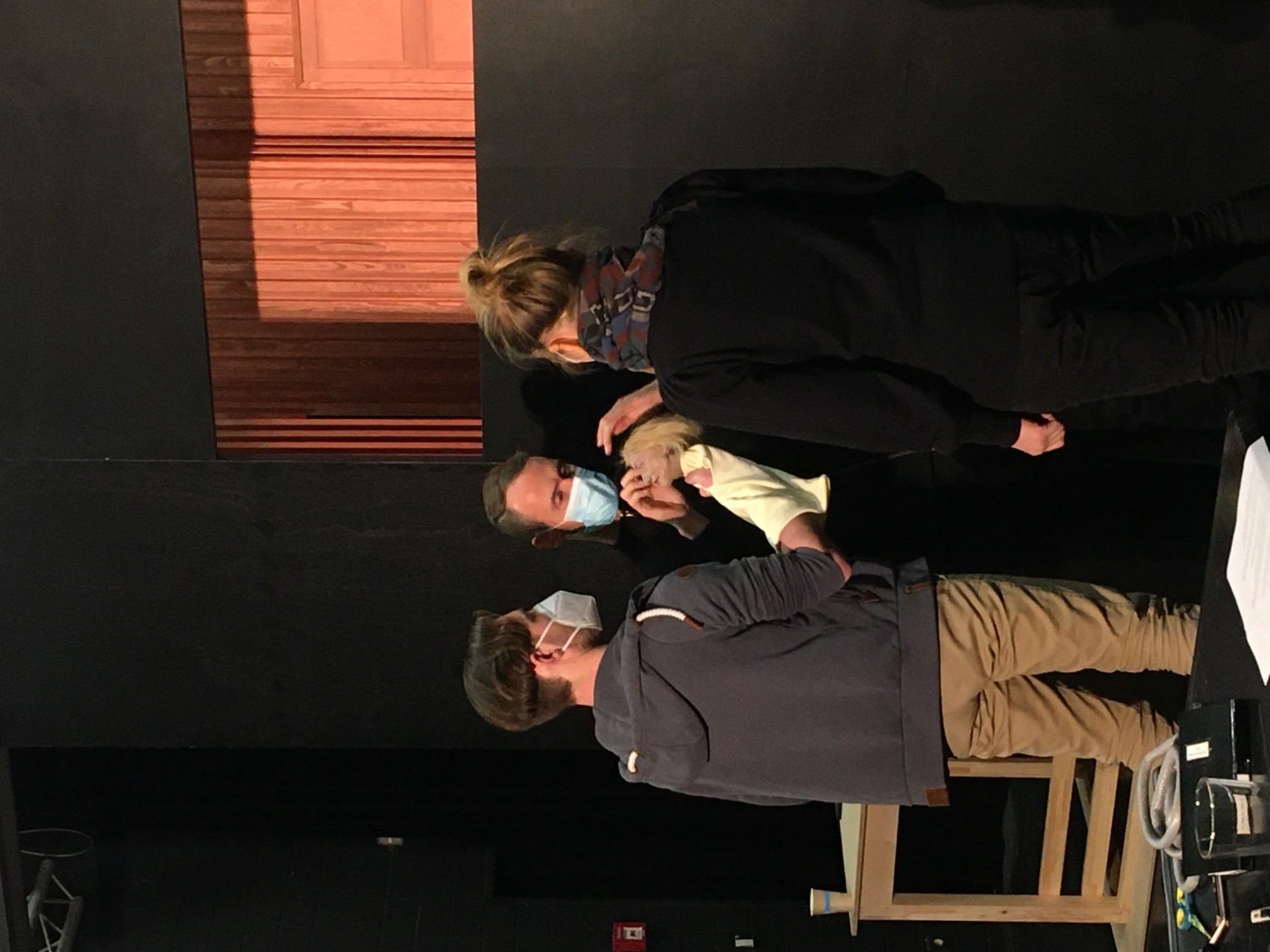 der Chef machte sich selbst ans Werk