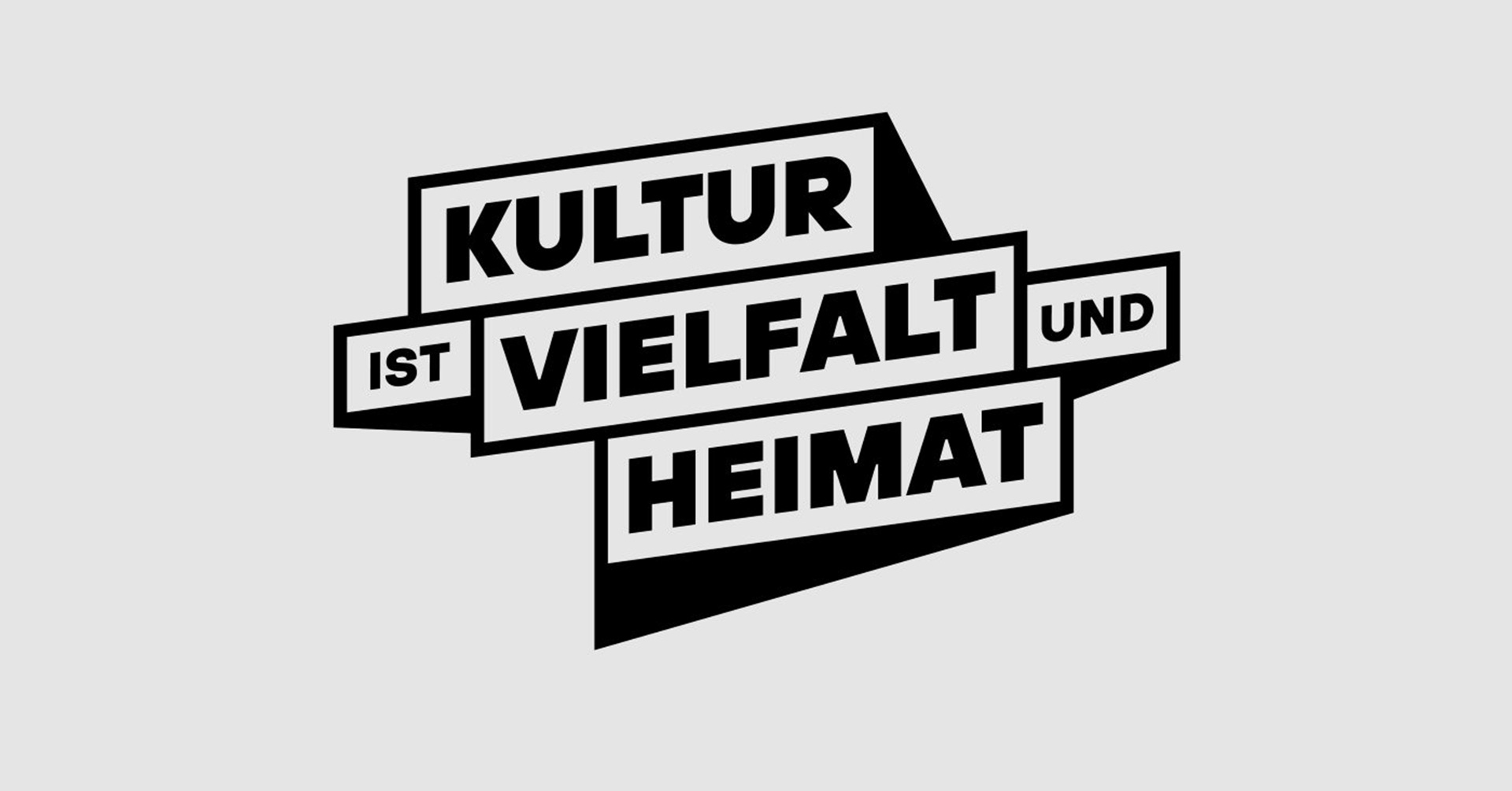 Kultur ist Vielfalt und Heimat – Logo